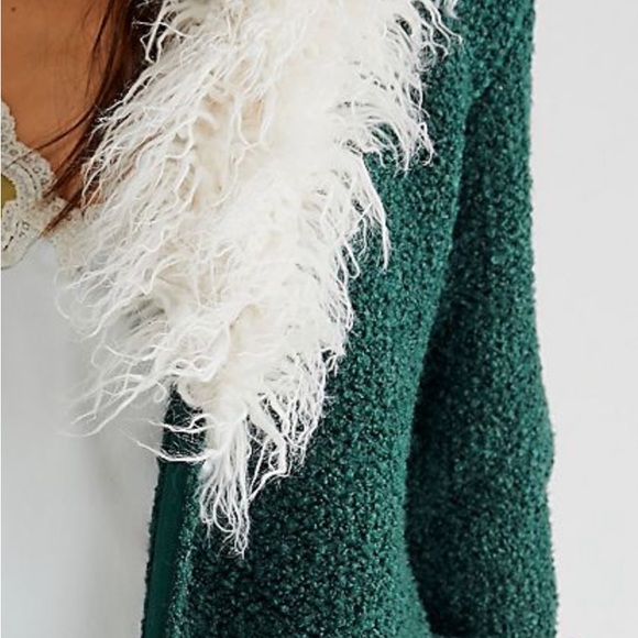 SALE FREE PEOPLE KATE SWEATER JACKET/ SO STUNNING FITS XS/S - Picture 6 of 10